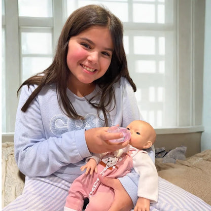 Muñeca Reborn Silicona "Adriana" (43 cm, 2.3kg) - Bebe, Hace Pis, Pelo Pintado y Caída de Cabeza