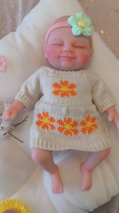 Bebé Reborn Mila - 30 cm de Silicona Blanda Realista